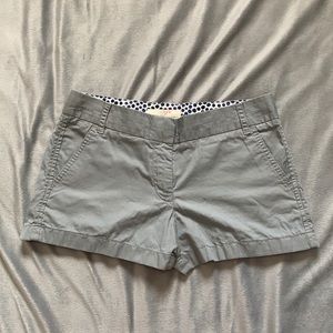 J. Crew, Gray Chino Shorts, 3” Inseam Size 4